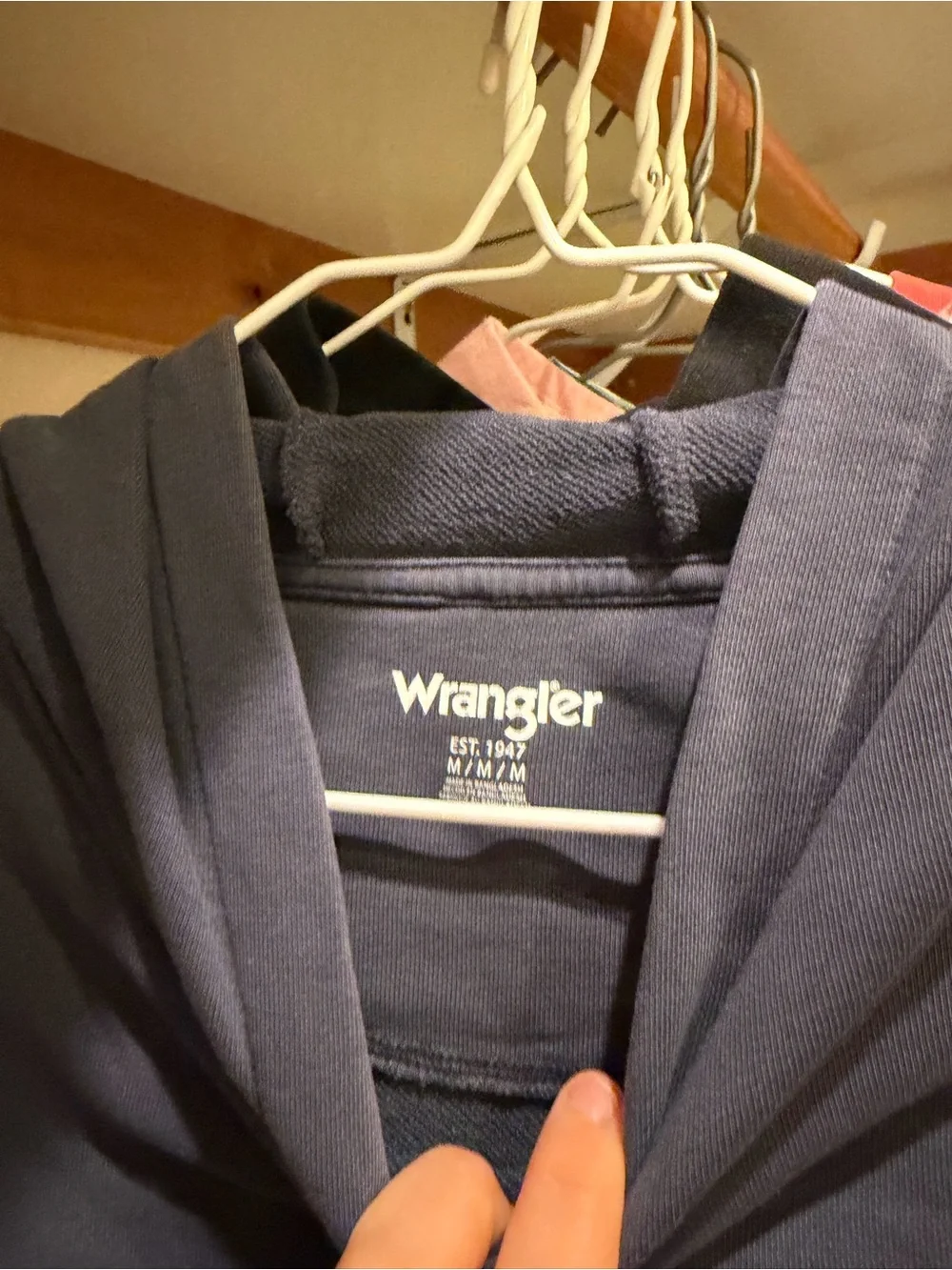 Wrangler navy hoodie